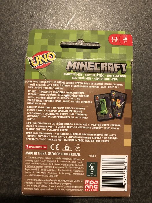 UNO Minecraft gra