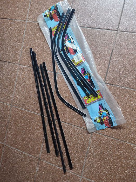 Plymouth Barracuda 1967-69 komplet nowych uszczelek szyb drzwi etc...