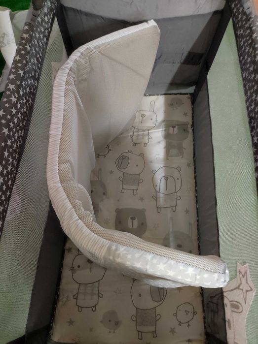 Cama de Viagem 2 Niveis Jané com colchão extra