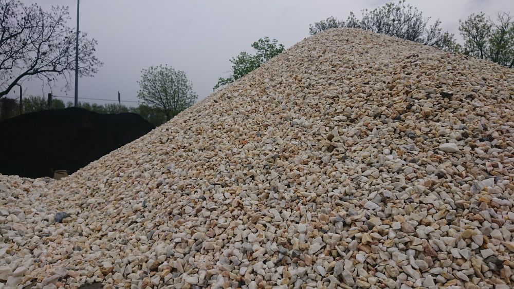 Kruszywo budowlane, żwir płukany 16-32, żwir 2-8, piasek