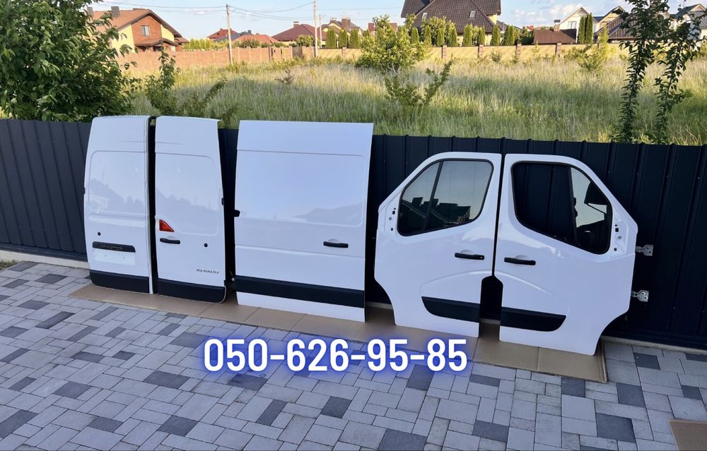 Двері передні задні здвижна разборка мастер 3 4 мовано NV400 лот