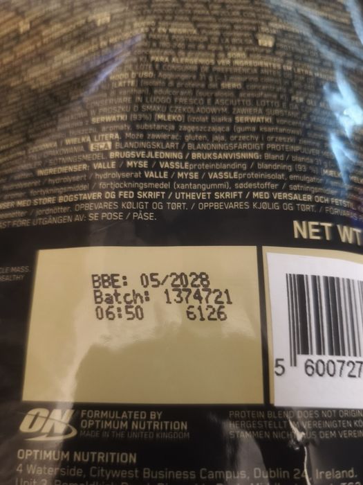 Whey protein novo