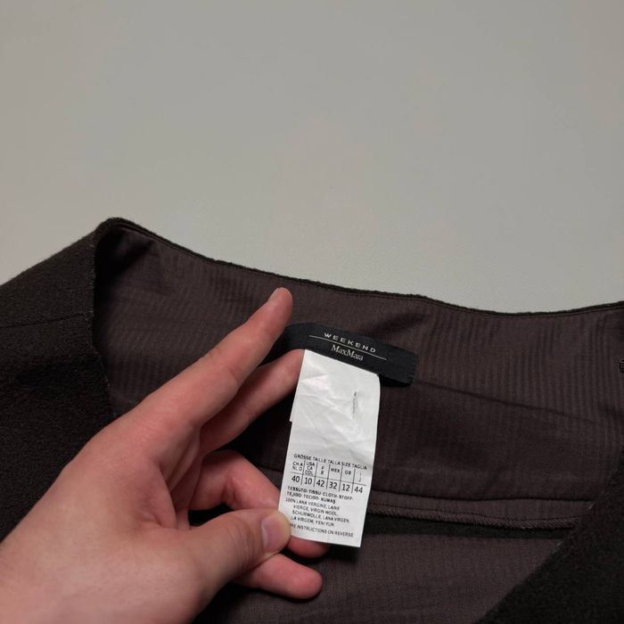 Mini Spódnica Weekend Max Mara – Virgin Wool, Luxury, Premium