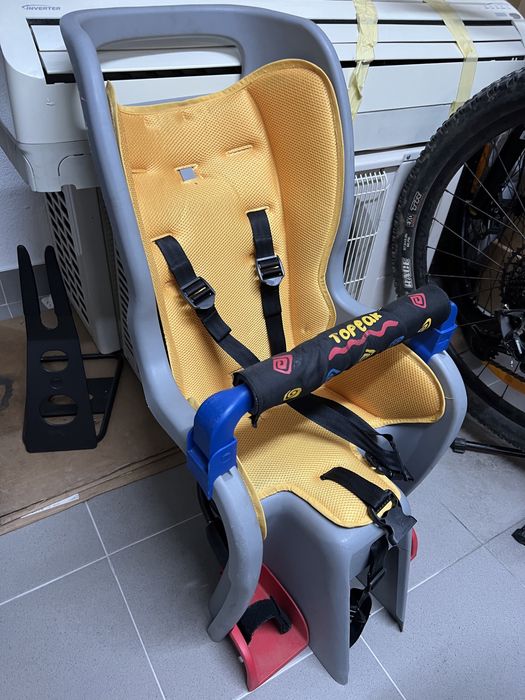 Cadeira bebé e porta bagagens de Bicicleta Topeak