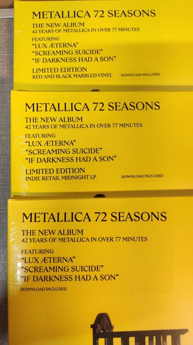 Metallica : 72 Seasons 2LP / Вінілова платівка Винил Vinyl
