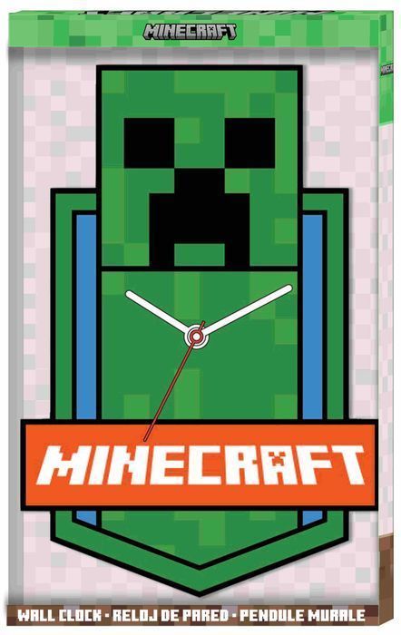 Zegar Ścienny Minecraft Xl Mdf Min3023 Kids Euroswan Nowa Nieużywana