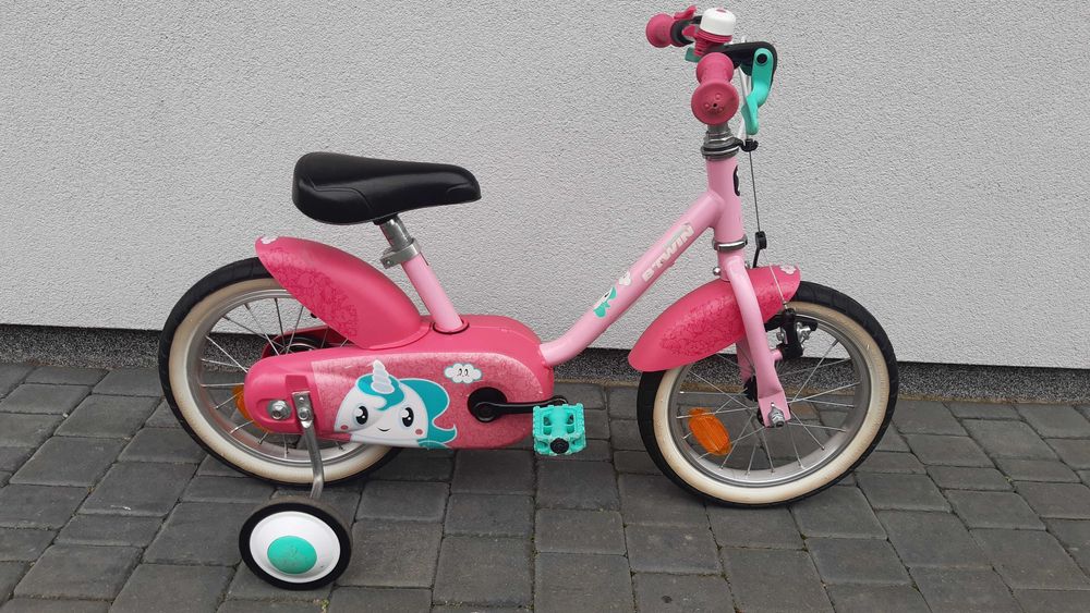 Btwin Velo Unicorn Decathlon Rower 14 B-TWIN Unicorn 500 Kółka