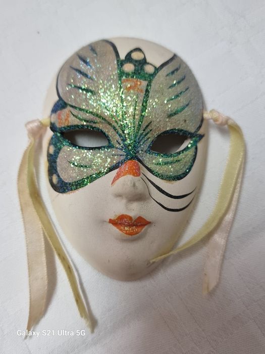 Máscara porcelana decorativa