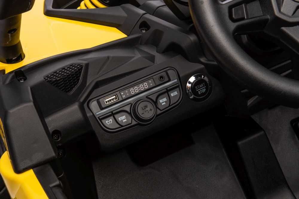 Auto na Akumulator Pojazd Buggy CAN-AM Maverick 800W LED Koła EVA 4x4