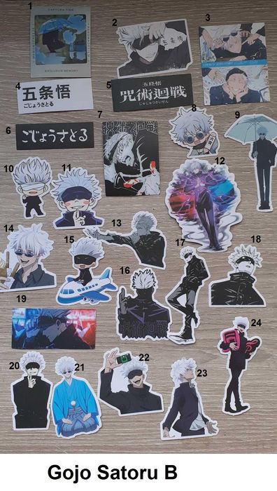 Stickers Anime Jujutsu Kaisen e Gojo Satoru