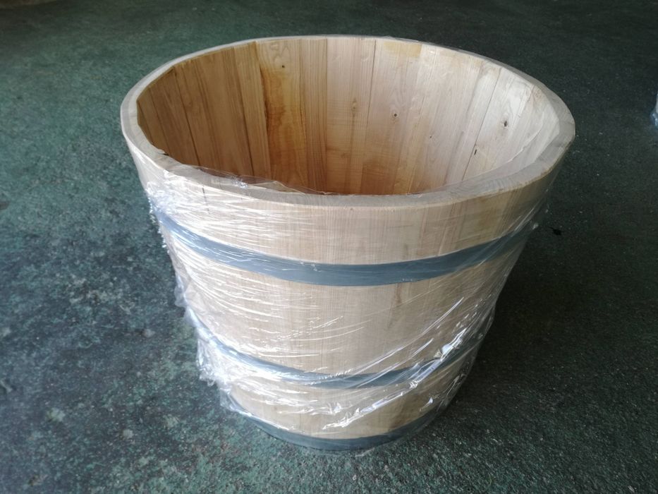 Tampos e Vasos em madeira de barris/pipos