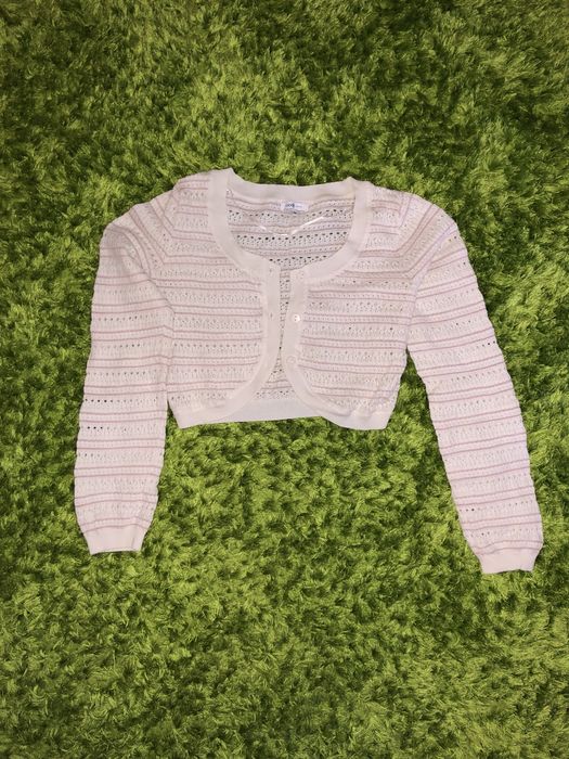 Кофта жовта, біла. Розмір S-M