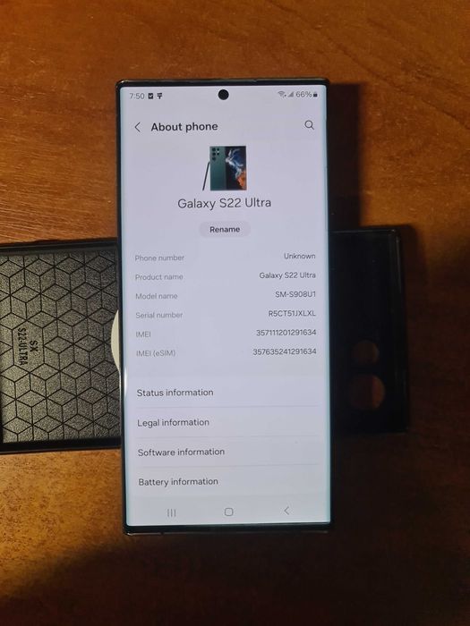 Samsung s22 ultra 12/512