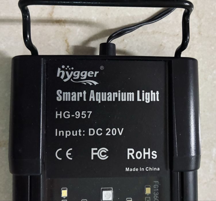 Luz para aquário Hygger Smart Aquarium Light
