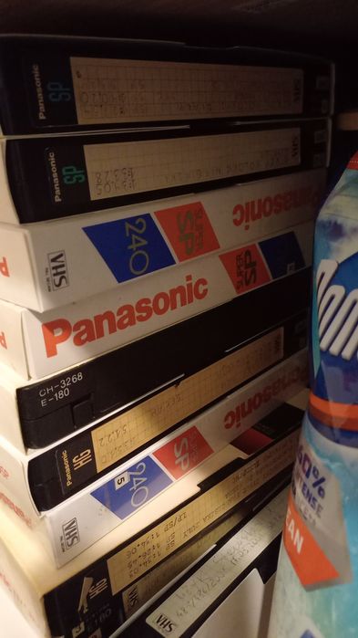 Kasety Video VHS Panasonic i inne - około 14 sztuk