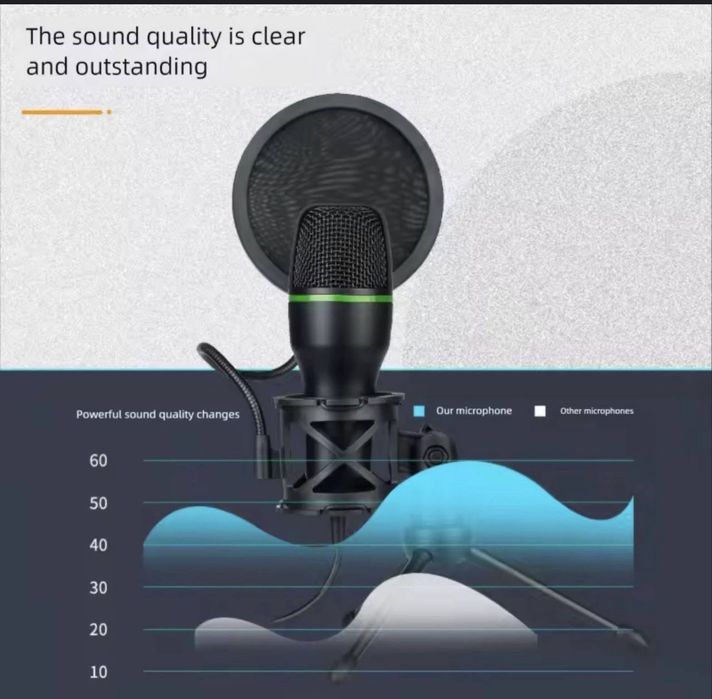 Микрофон конденсаторный для пк и тд