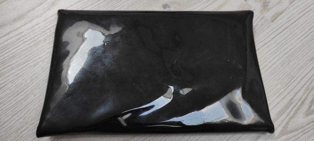 Torebka kopertówka duża lakierowana