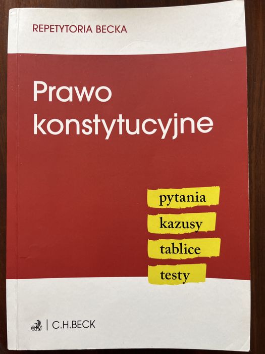 Prawo konstytucyjne repetytorium Becka