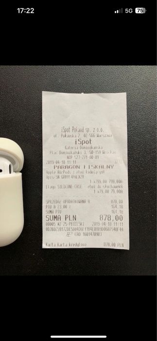 Air pods 2 nowe nie uzywane