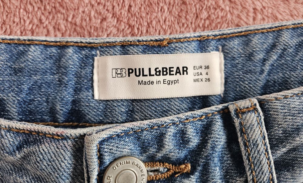 Szorty jeansowe Pull&Bear r. 36/S, bardzo dobry stan