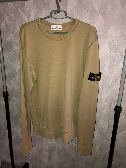 свитшот лонгслив stone island с патчем