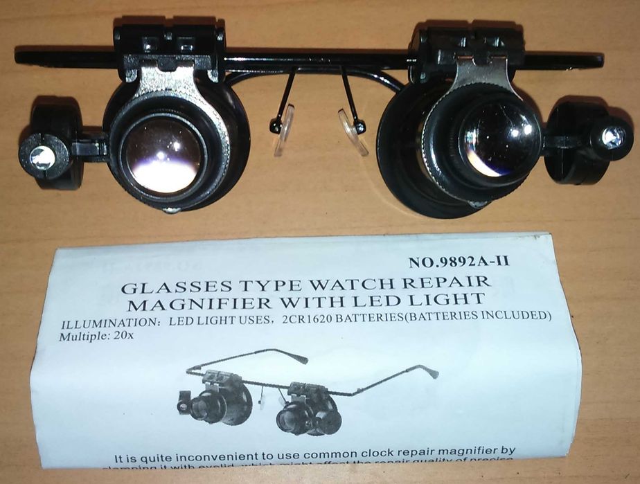 Oculos de ourives zoom 20x