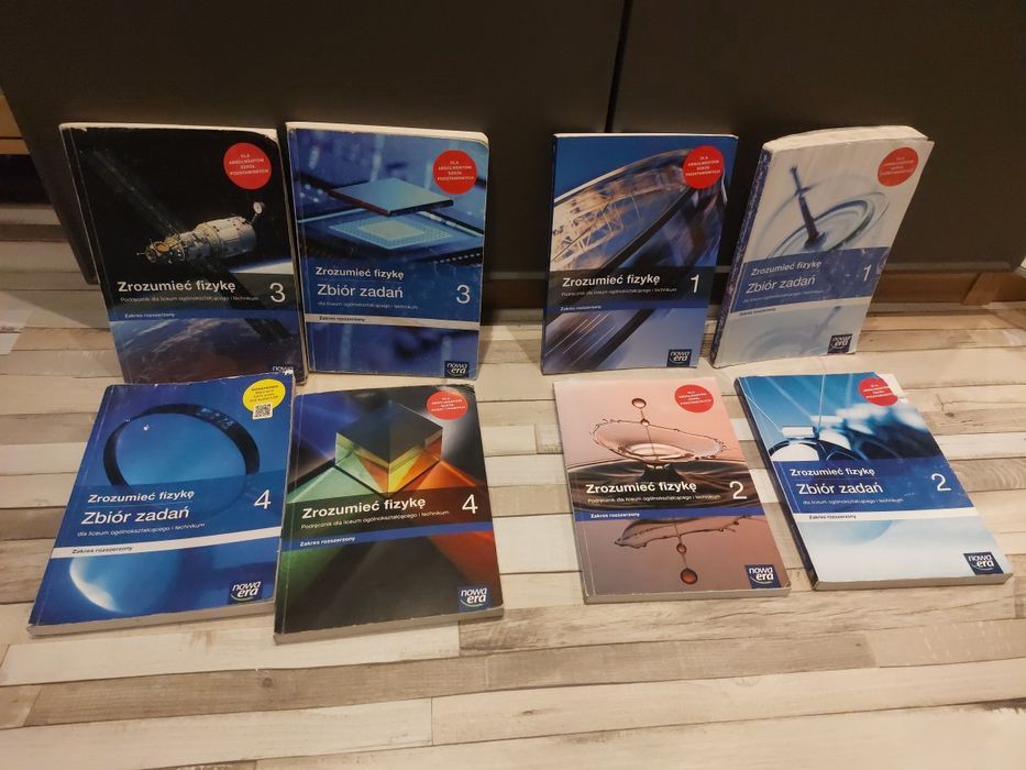 Zrozumieć fizyke 1 2 3 4 - NowaEra poziom rozszerzony ZESTAW