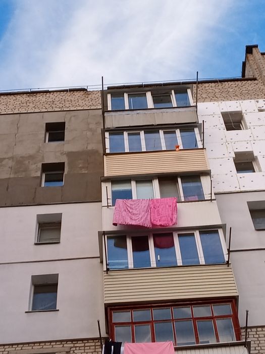 Промисловий альпінізм, утеплення фасадів