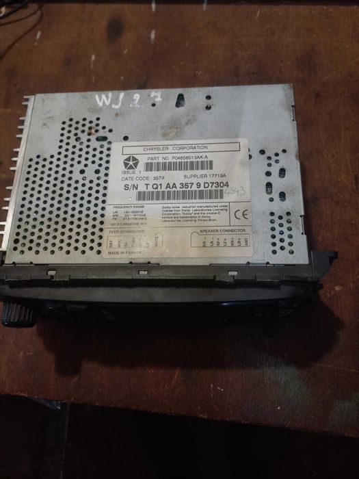 Магнітола Розборка Jeep Cherokee / Grand Cherokee Джип Магнитола Шрот