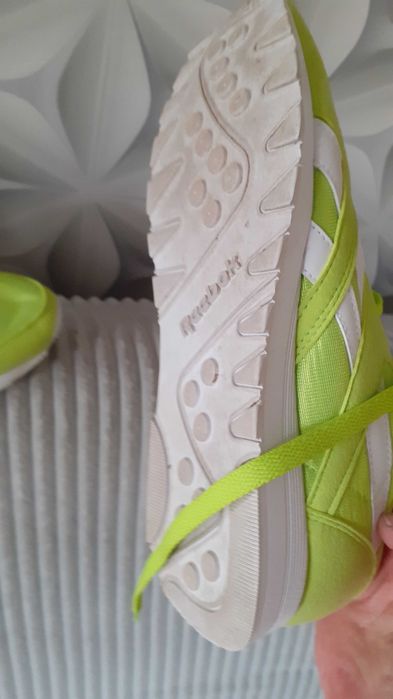 Buty limonkowe Reebok