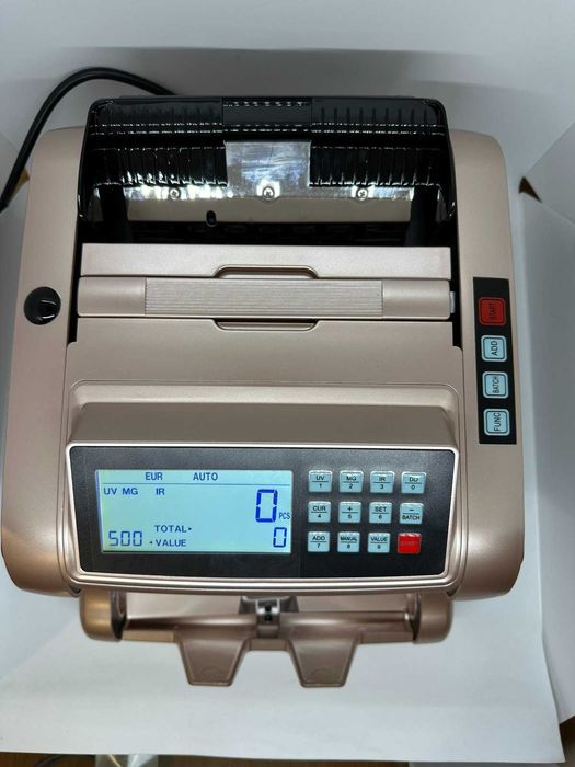 Счетная машинка + детектор валют, счетчик купюр, машинка для денег