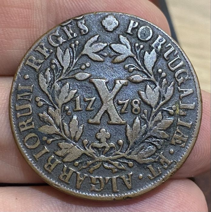 Coin 297 - X Reis of D. MARIA / PEDRO 1778