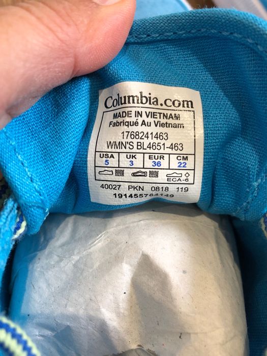 Sapatilhas Columbia T36