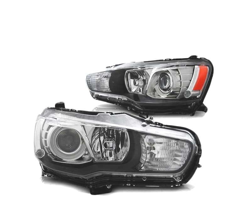 FARÓIS MITSUBISHI LANCER VIII 08- LOOK XENON