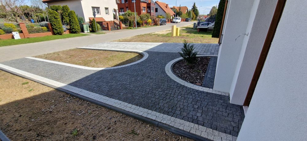 UKŁADANIE KOSTKI BRUKOWEJ *** schody *** tarasy *** mała architektura