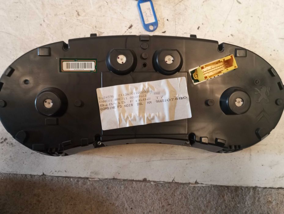 Conjunto quadrante e centralina (ECU + BSI + Chave) Peugeot 308