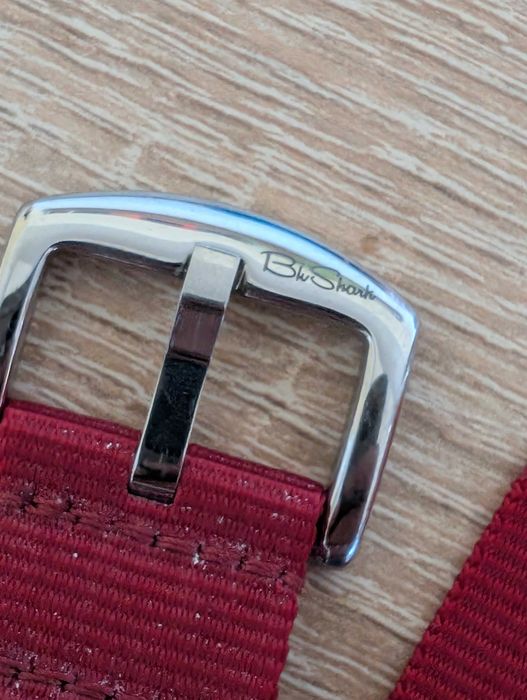 Pasek BluShark 22mm Crimson Red