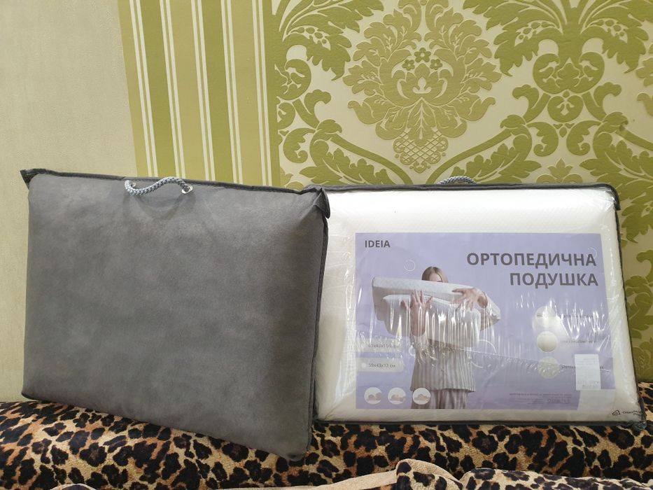 Ортопедическая подушка ,Подушка ортопедична ,MEMORY IDEIA 59х43х12 см