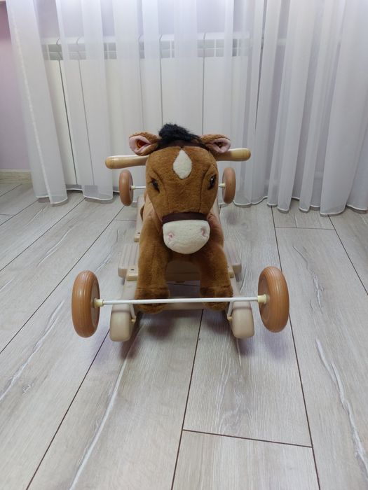 Лошадка каталка-качалка 2 в 1