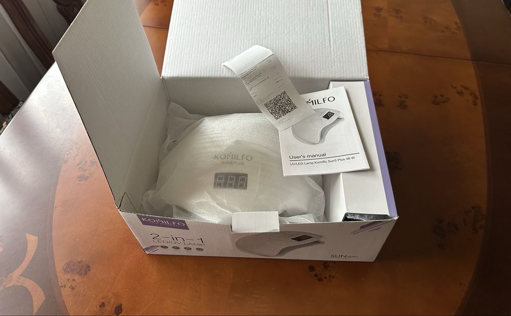 Універса-на UV Led Лампа для полімери-ції гель лаку Komilfo Sun 5 plus