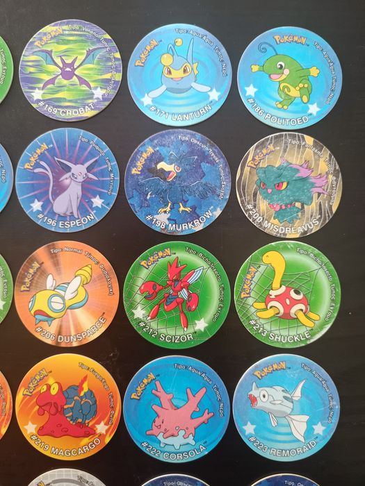 Tazos Pokémon sticker completa 35/35