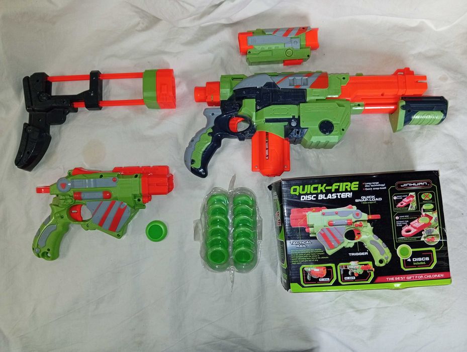 Бластер Nerf Vortex Praxis Proton ружье и пистолет стреляет дисками