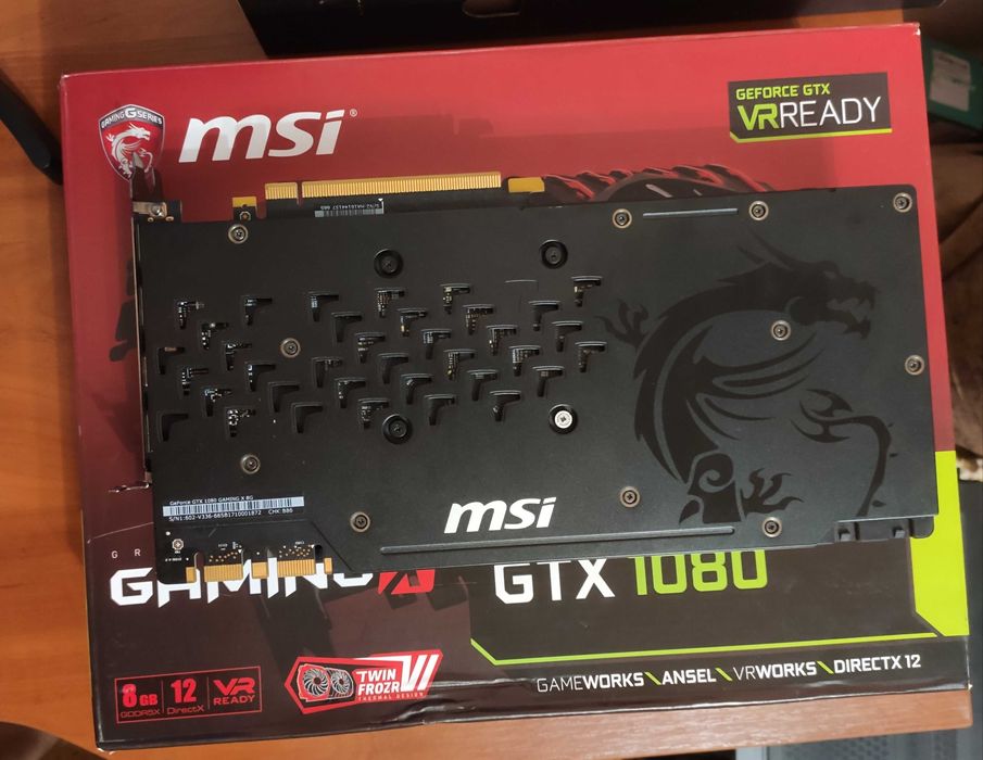 Відеокарта MSI GTX 1080 Gaming X 8GB