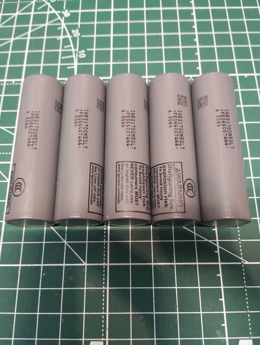 21700 LG M50LT нові 2025Рік 14 mOm  4800mah 14.4А