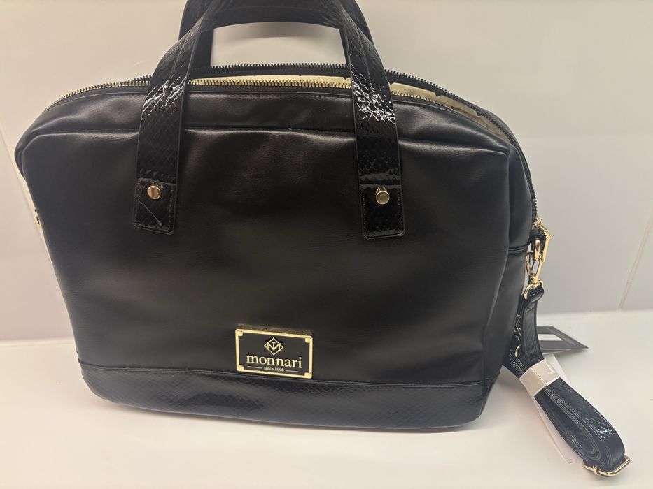 Torba Monnari skórzana new casual 45/30