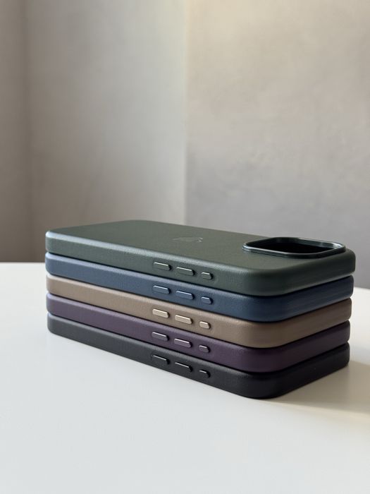 Шкіряний чохол для iPhone 15 серіі Leather MagSafe