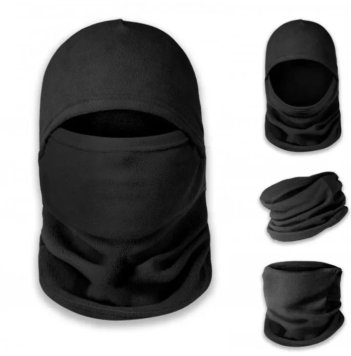 Чёрная балаклава-бафф 3в1 (в наличии 5шт)