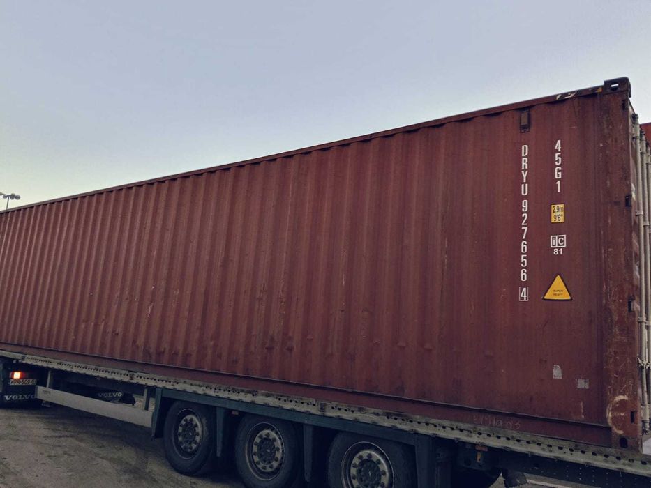 Kontener magazynowy 40HC (12 m) używany - Transport Cała Polska