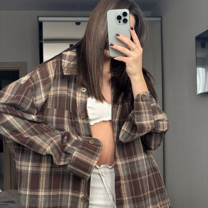 сорочки шоколадні оверсайз