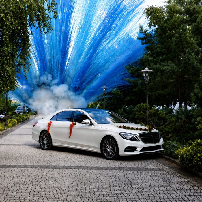 Auto do ślubu Mercedes S AMG Long